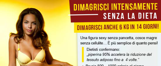 Dimagrisci anche 6 kg in 14 giorni!